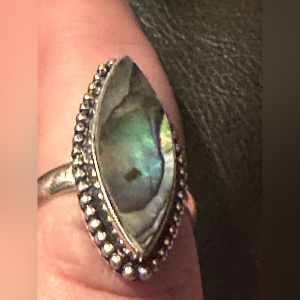 NWT Abalone SS Ring - Picture 5 of 5